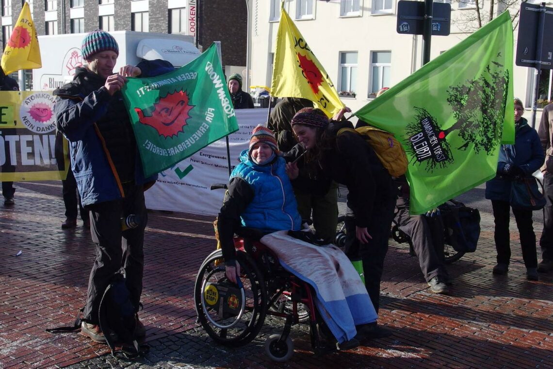 Demo gegen die Brennelementefabrik Lingen, Januar 2019